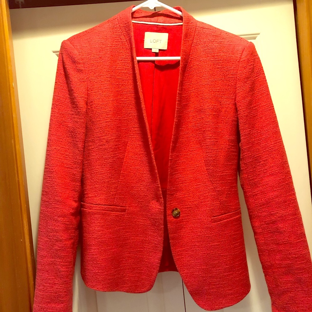 Loft Orange Blazer